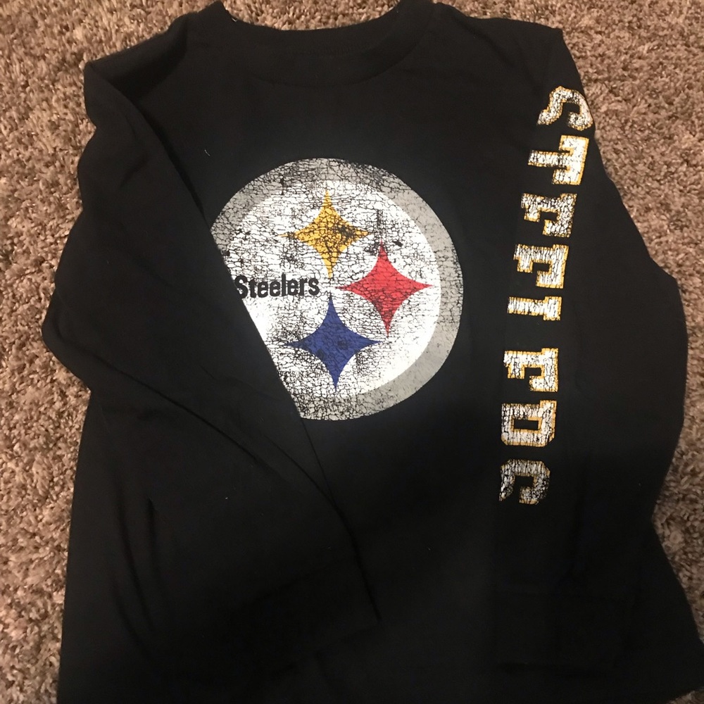 Boys long sleeve Steelers shirt